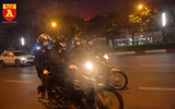 Cảnh sát đặc nhiệm Hà Nội tuần tra đêm triển khai cao điểm phòng chống tội phạm